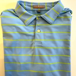 Peter Millar Youth XL Striped Summer Comfort Polo.
